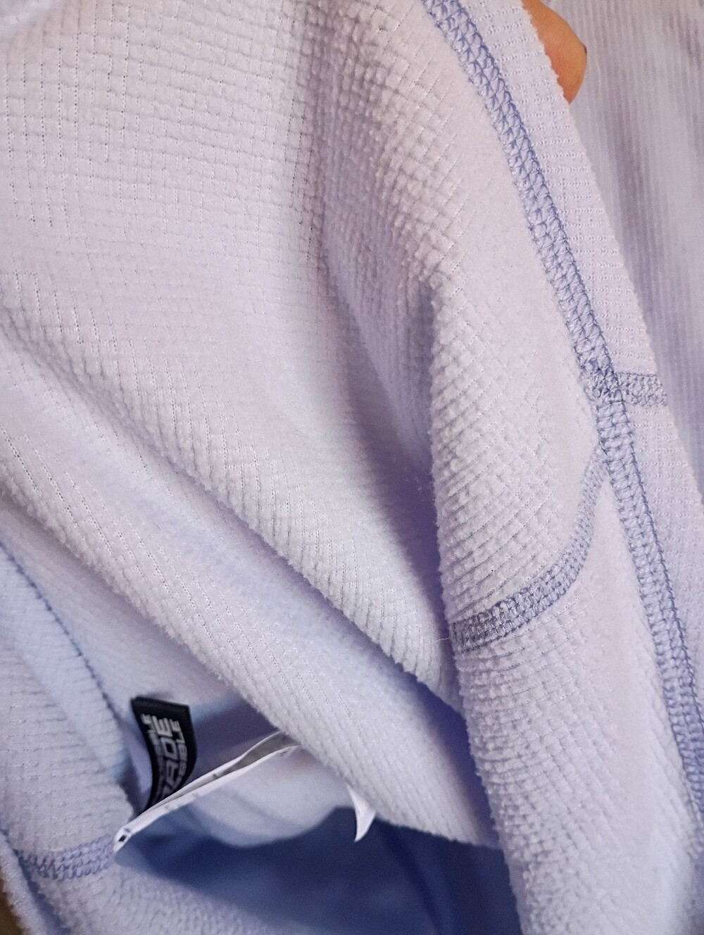 Arc'teryx Delta Lt EUC Base Layer 1/4 Zip Lilac - Picture 10 of 11